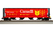 Bachmann HO Cylindrical Grain Hopper with Flashing End of Train Device - Canada Grain #606835 — product view 3