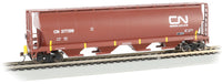 Bachmann HO Cylindrical Grain Hopper with Flashing End of Train Device - Canadian National #377399 — product view 1