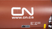 Bachmann HO Cylindrical Grain Hopper with Flashing End of Train Device - Canadian National #377399 — product view 3