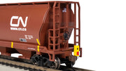 Bachmann HO Cylindrical Grain Hopper with Flashing End of Train Device - Canadian National #377399 — product view 4