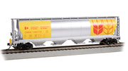 Bachmann HO Cylindrical Grain Hopper with Flashing End of Train Device - Gov. of Canada #108175 — product view 1