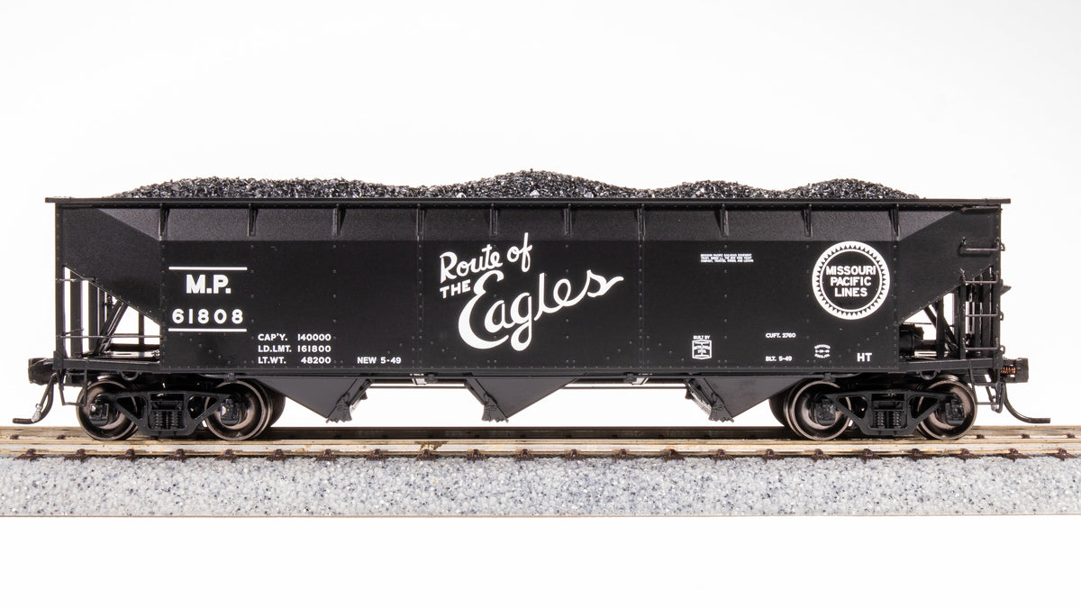 Broadway Limited Imports HO AAR 70-ton Triple Hopper, MP, #61808 — product view 1