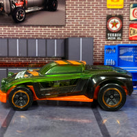 Loose Hot Wheels - Lightnin Bug - Green and Orange Rescue