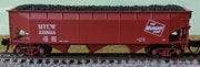 Bluford Shops N 74184 3-Bay Offset Side Hopper Milwaukee Road 'Post-1953' MILW #370139 — manufacturer reference