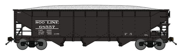 Bluford Shops N 74214 Offset Side 70-Ton 3-Bay Hopper, Soo Line #68503 — manufacturer reference
