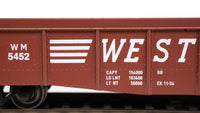 Bachmann HO 50'6" Drop End Gondola - Western Maryland #5452 — product view 5