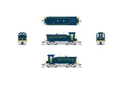 Broadway Limited Imports N EMD NW2, BAR 20, Blue w/ Yellow, Paragon4 Sound/DC/DCC — product view 2