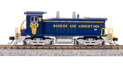 Broadway Limited Imports N EMD NW2, BAR 20, Blue w/ Yellow, Paragon4 Sound/DC/DCC — product view 3