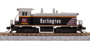 Broadway Limited Imports N EMD NW2, CBQ 9412B, "Burlington" billboard, Paragon4 Sound/DC/DCC — product view 2