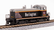 Broadway Limited Imports N EMD NW2, CBQ 9412B, "Burlington" billboard, Paragon4 Sound/DC/DCC — product view 5