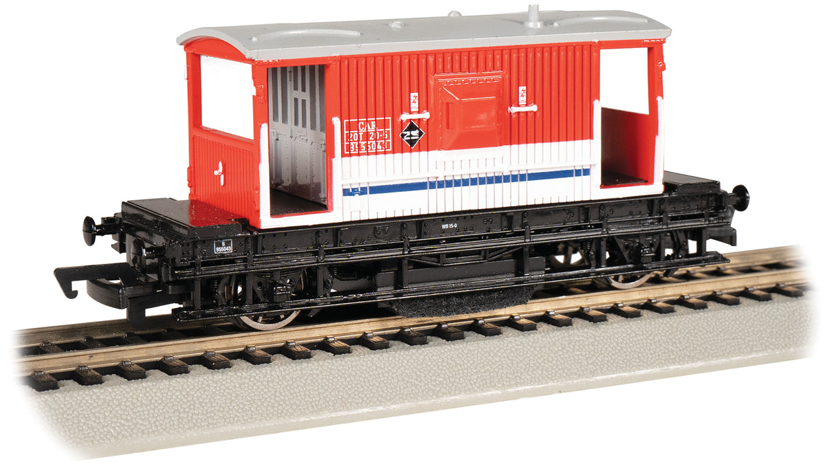 Bachmann HO Track Cleaning Brake Van - London Transport #B9550423 — product view 1