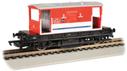 Bachmann HO Track Cleaning Brake Van - London Transport #B9550423 — product view 1
