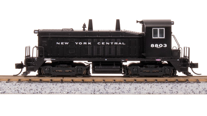 Broadway Limited Imports N EMD NW2, NYC 8803, Black w/ White, Paragon4 Sound/DC/DCC — product view 1