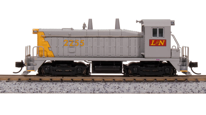 Broadway Limited Imports N EMD SW7, L&N 2255, Gray & Yellow, Paragon4 Sound/DC/DCC — product view 1