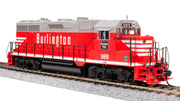 Broadway Limited Imports HO EMD GP35, CBQ 992, Chinese Red, Paragon4 Sound/DC/DCC — product view 5