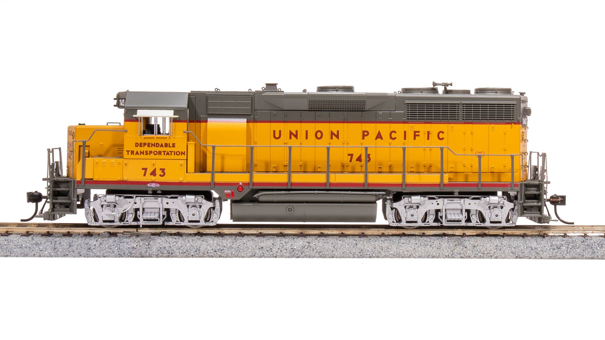 Broadway Limited Imports HO EMD GP35, UP 743, "Dependable Transportation", Paragon4 Sound/DC/DCC — product view 1
