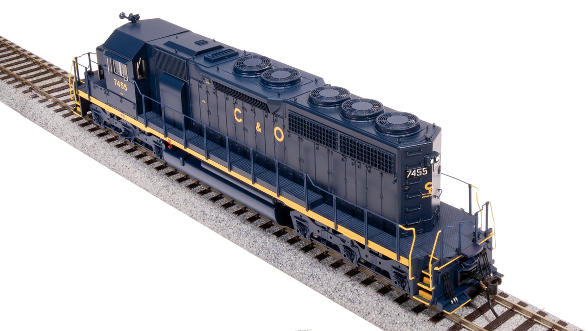 Broadway Limited Imports HO 9033 Stealth Series EMD SD40, Chesapeake and Ohio #7462 — exact product view