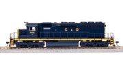 Broadway Limited Imports HO 9033 Stealth Series EMD SD40, Chesapeake and Ohio #7462 — exact product view 3