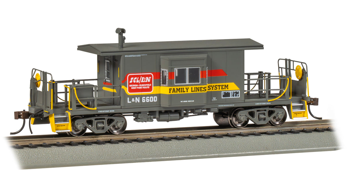 Bachmann HO Bay Window Transfer Caboose - Louisville & Nashville #6600 (Family Lines System) — product view 1