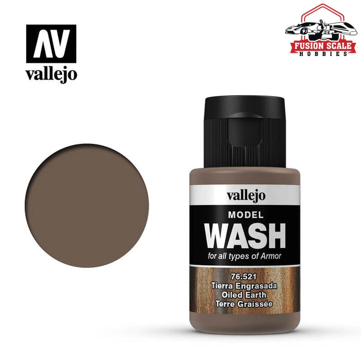 Vallejo Old Earth Model Wash Acrylic Weathering Wash 76.521 — exact product reference