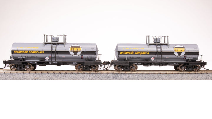 Broadway Limited Imports HO 6000 Gallon Tank, Ethyl Corp, 1960's Scheme, 2-pack — product view 1