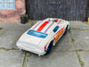 Custom Hot Wheels - 1970 Pontiac Firebird - White, red and Blue Hot Wheels - Blue Mag Wheels - Rubber Tires