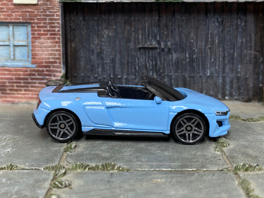 Loose Hot Wheels - 2019 Audi R8 Spyder - Light Blue