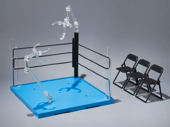 Bandai Tamashii Stage Act Ring Corner (Neutral) & Folding Chair Set — product view 1