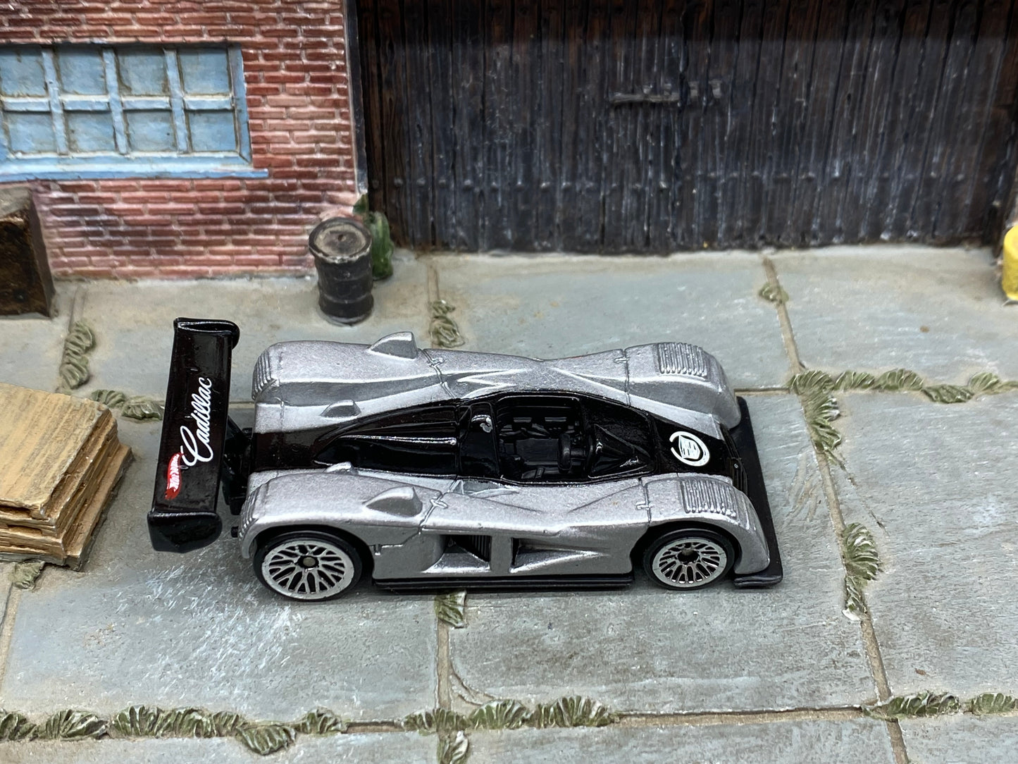 Loose Hot Wheels - Cadilac LMP Race Car - Silver and Black