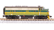Broadway Limited Imports N EMD F3A, MEC 686, Green & Gold, Paragon4 Sound/DC/DCC — product view 2