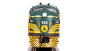 Broadway Limited Imports N EMD F3A, MEC 686, Green & Gold, Paragon4 Sound/DC/DCC — product view 5