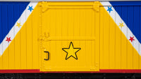 Bachmann HO 12 Ton Van - Funfair Blue — product view 4
