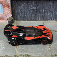 Loose Hot Wheels - Bugatti Bolide- Black and Red