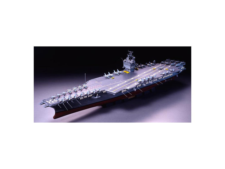 Tamiya 78007 USS Enterprise Aircraft Carrier 1:350 - assembled and painted model overall view