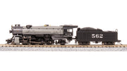 Broadway Limited Imports N USRA Heavy Mikado, KCS 562, Light Gray, Paragon4 Sound/DC/DCC (NP) — product view 3