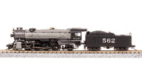 Broadway Limited Imports N USRA Heavy Mikado, KCS 562, Light Gray, Paragon4 Sound/DC/DCC (NP) — product view 3