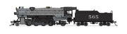 Broadway Limited Imports N USRA Heavy Mikado, KCS 562, Light Gray, Paragon4 Sound/DC/DCC (NP) — product view 2