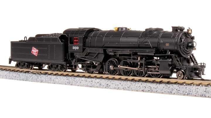 Broadway Limited Imports N USRA Heavy Mikado, MILW 333, Paragon4 Sound/DC/DCC — product view 1