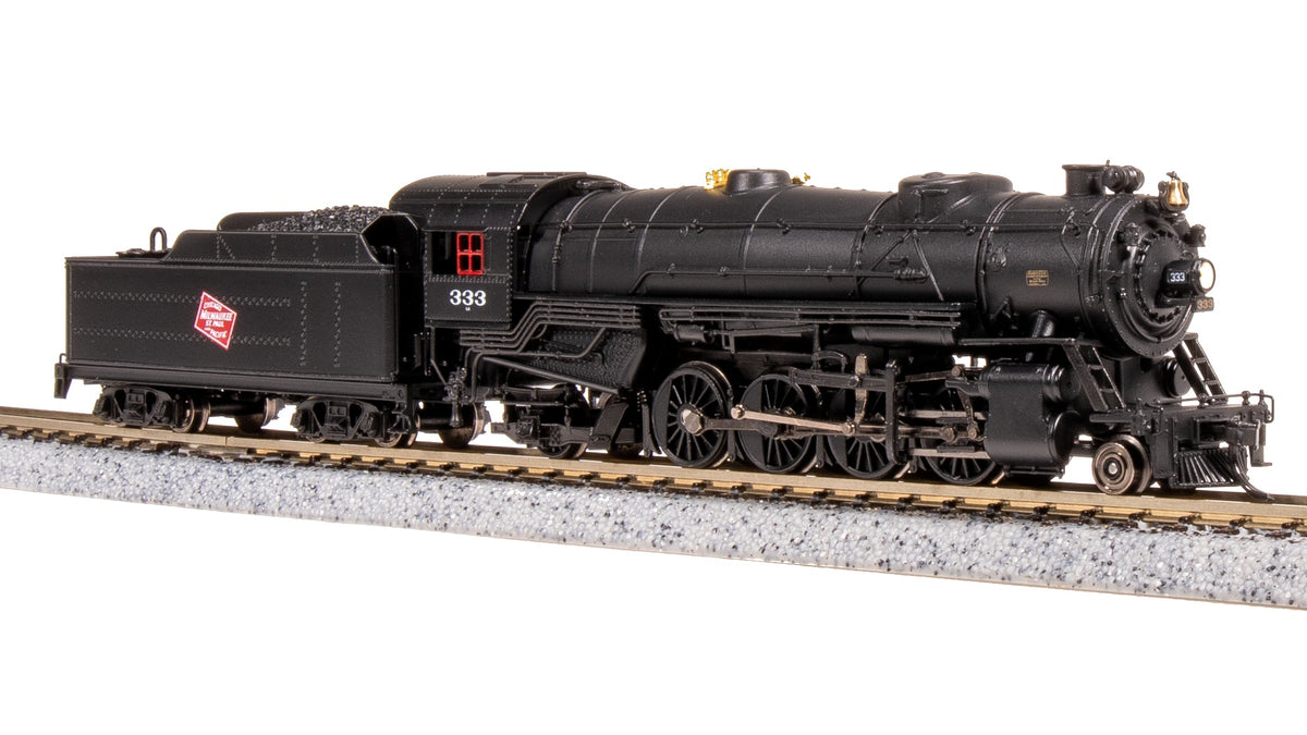 Broadway Limited Imports N USRA Heavy Mikado, MILW 378, Paragon4 Sound/DC/DCC — product view 1