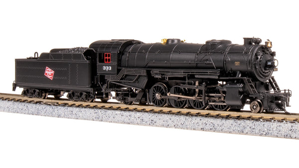 Broadway Limited Imports N USRA Heavy Mikado, MILW 378, Paragon4 Sound/DC/DCC — product view 1