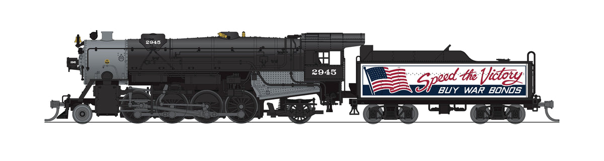 Broadway Limited Imports N USRA Heavy Mikado War Bonds #2945 Paragon4 — product view 2