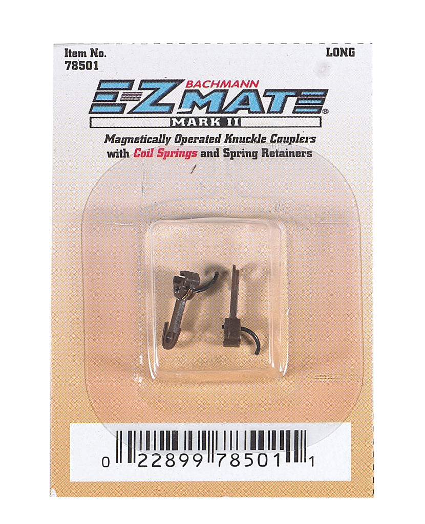 Bachmann N E-Z Mate Mark II Long Couplers - 12 Pairs #78501 - exact product image