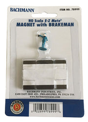 Bachmann HO Under-Track Magnet with Brakeman Figure #78999 - exact product image