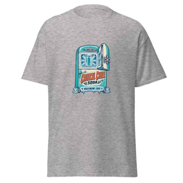 Critical Chill Soda T-Shirt product mockup