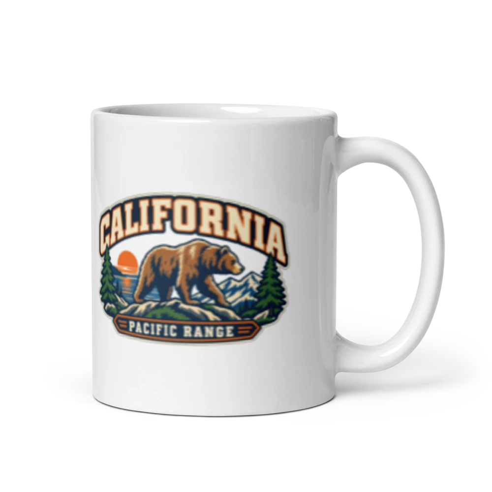 California Heritage Badge Coffee Mug – 11 oz product mockup