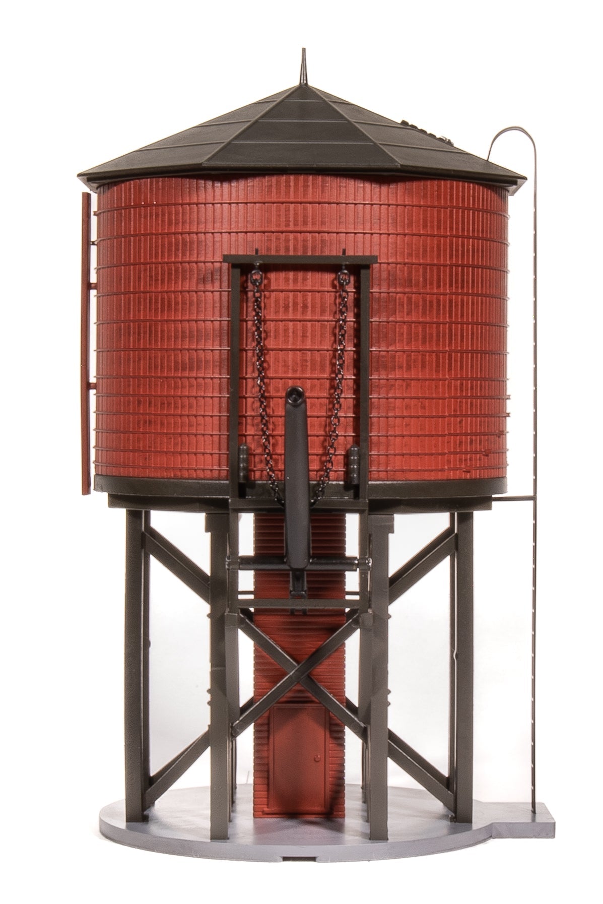 Broadway Limited Imports HO Operating Water Tower w/ Sound, CB&Q, Weathered — product view 1