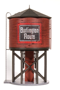 Broadway Limited Imports HO Operating Water Tower w/ Sound, CB&Q, Weathered — product view 5