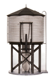 Broadway Limited Imports HO Operating Water Tower w/ Sound, GN, Weathered — product view 1