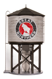 Broadway Limited Imports HO Operating Water Tower w/ Sound, GN, Weathered — product view 5