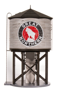 Broadway Limited Imports HO Operating Water Tower w/ Sound, GN, Weathered — product view 5